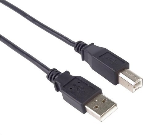 Kabel USB PremiumCord USB-A - USB-B 1 m Czarny (2960103209731) 2960103209731 (8592220003647) USB kabelis