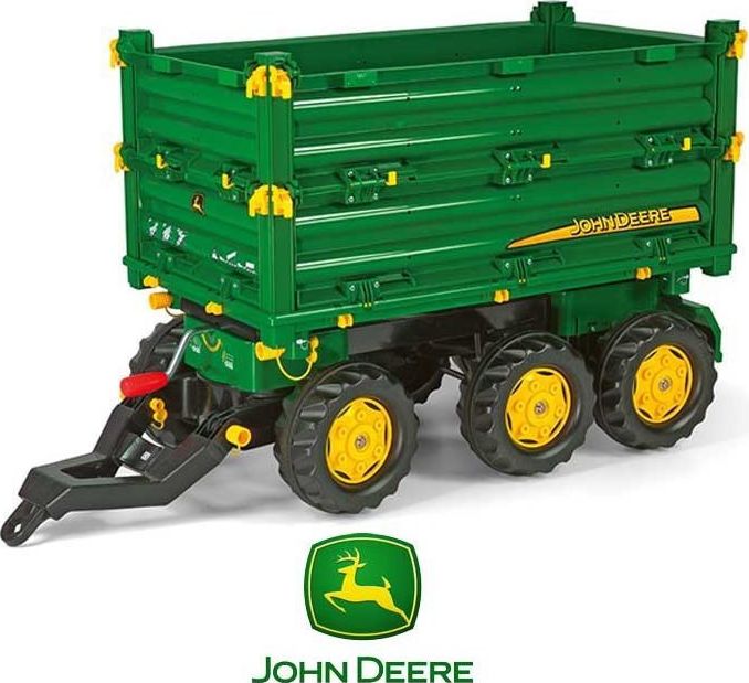 Rolly Toys Rolly Toys Przyczepa Wywrotka Rolly Multi John Deere 3 osiowa 4006485125043 (4006485125043)