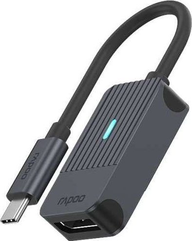 Adapter USB Rapoo UCA-1005 USB-C - DisplayPort Szary  (002176860000) 002176860000 (6940056114075)