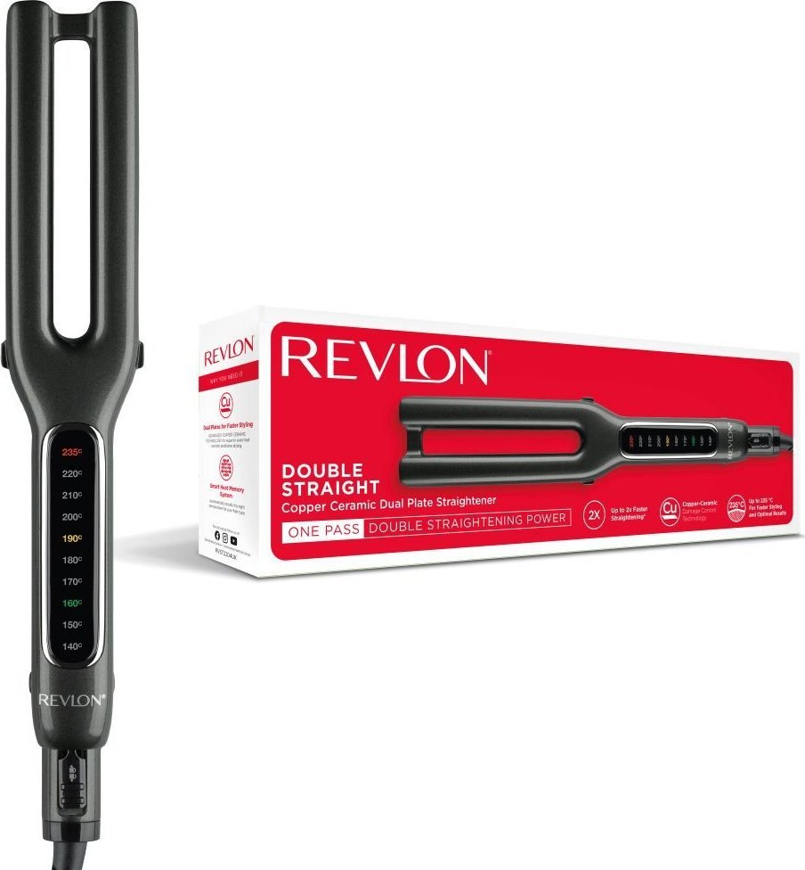 Revlon RVST2204E Straightening iron Warm Black Matu taisnotājs