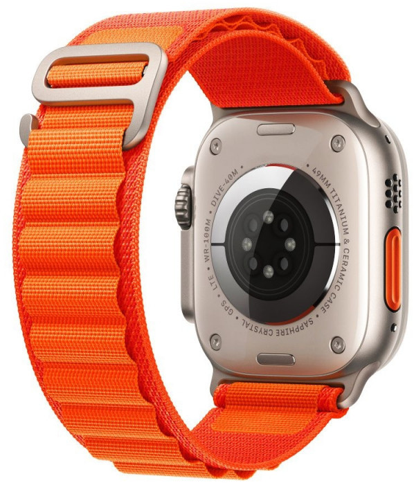 Tech-Protect watch strap Nylon Pro Apple Watch 42/44/45/49mm, orange 9490713928356 9490713928356 (9490713928356) Viedais pulkstenis, smartwatch