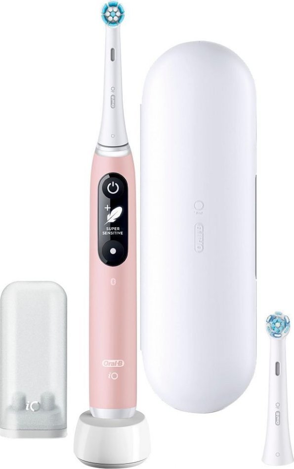 Oral-B iO Series 6 Pink Sand + Case mutes higiēnai