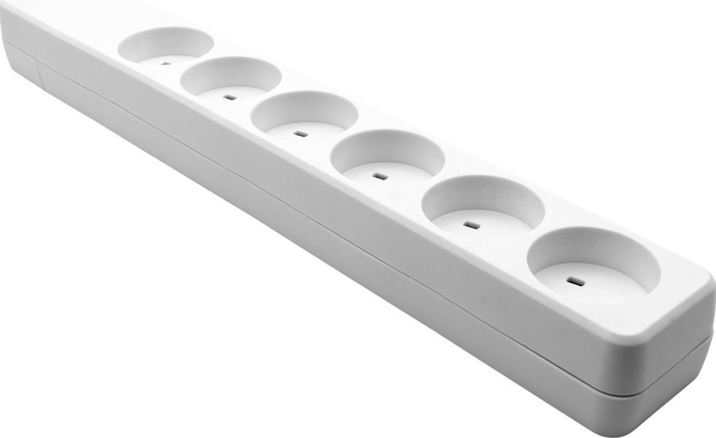 Listwa zasilajaca ProXtend Danish IT Power Strip 6-way 6 gniazd biala (KIT6-0W) elektrības pagarinātājs