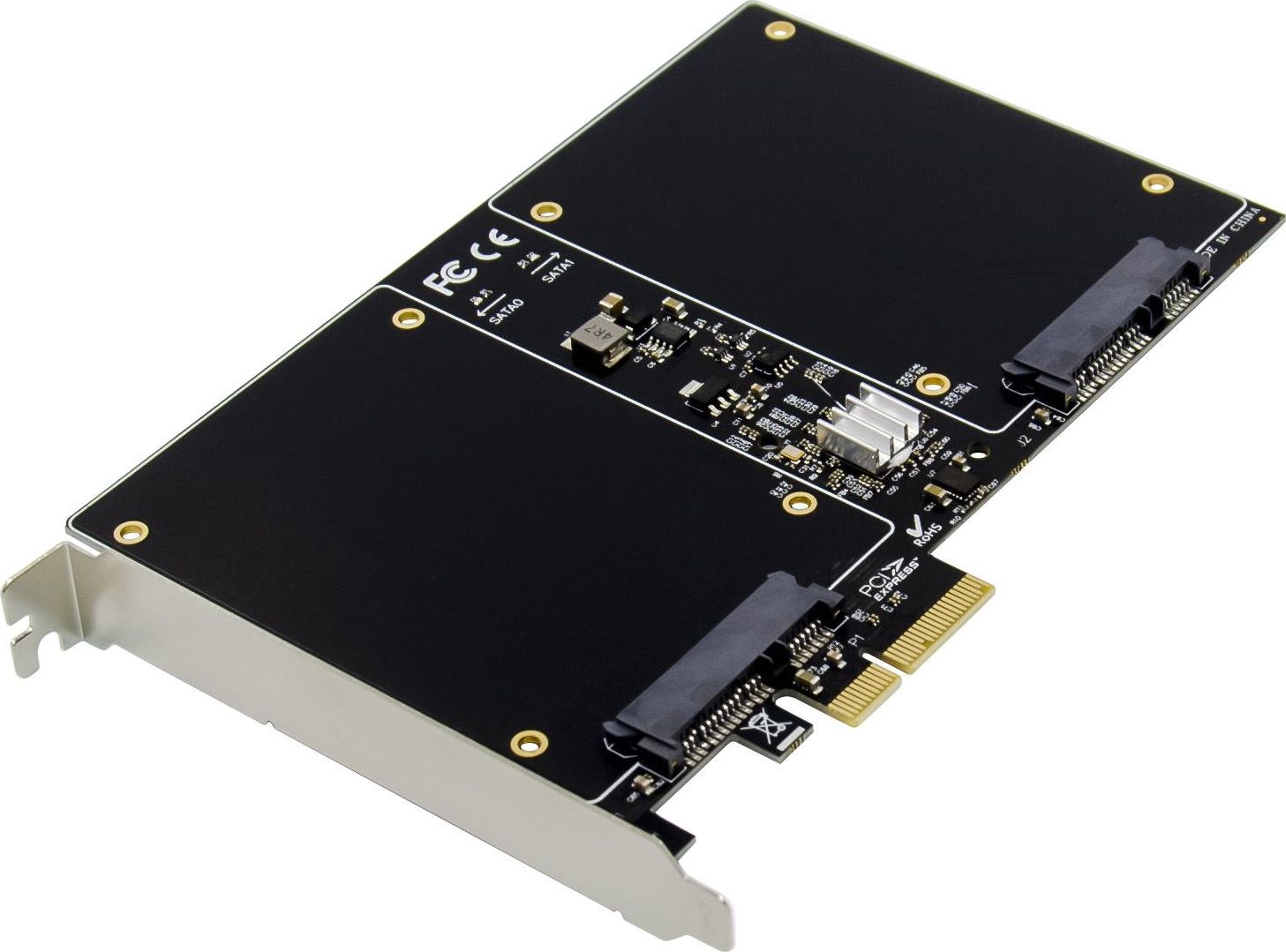 Kontroler ProXtend PCIe x4 - 2x SATA III (PX-SR-10257) karte