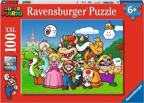 Ravensburger Puzzle dla dzieci 100 Super Mario 507859 (4005556129928) puzle, puzzle