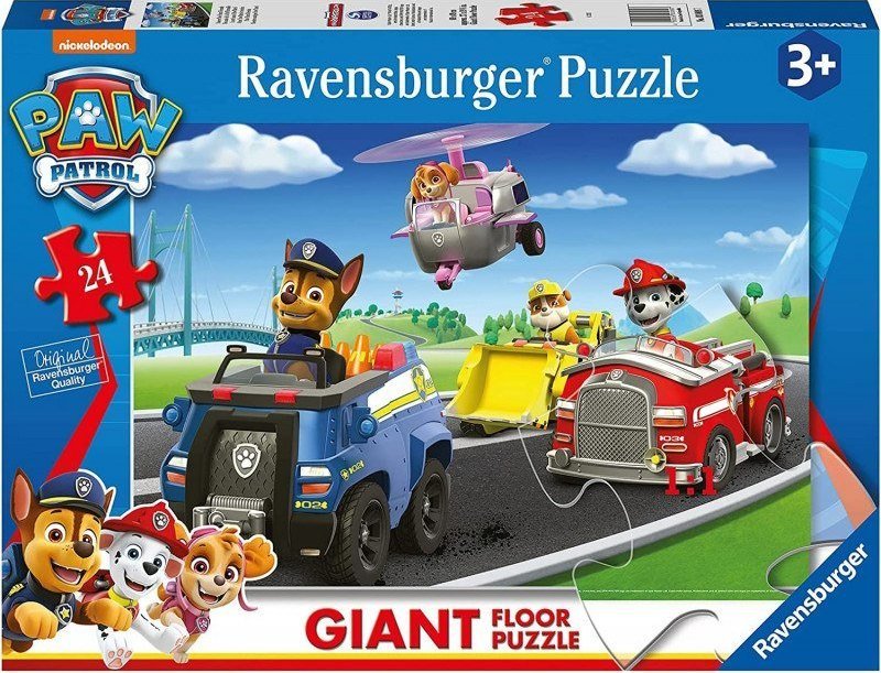 Ravensburger Puzzle 24el podlogowe PAW PATROL Psi Patrol Giant 030897 Ravensburger RAP 030897 (4005556030897) puzle, puzzle
