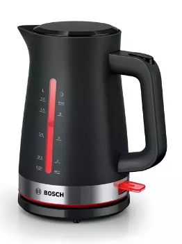 Bosch TWK4M223 electric kettle 1.7 L 2400 W Black Elektriskā Tējkanna