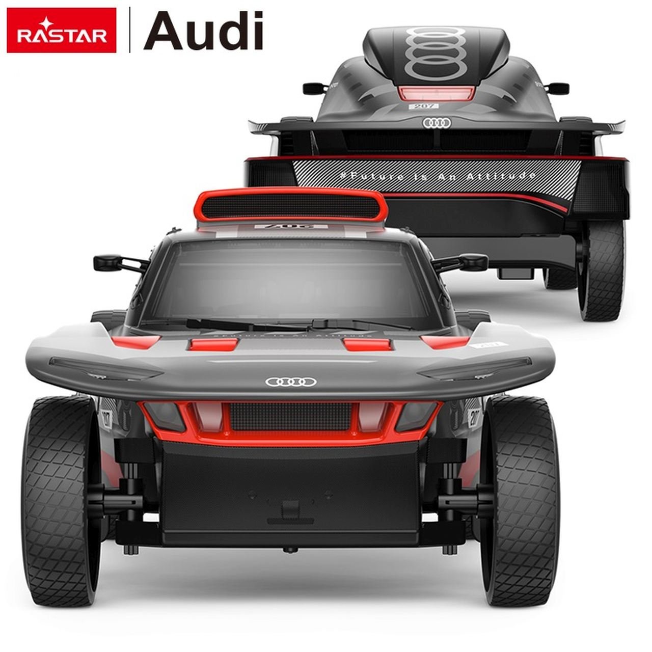 Rastar Audi RS Q e-tron R/C Rotaļu Automašina 1:14 ZRC.92200.SZA (6930751323605) Radiovadāmā rotaļlieta