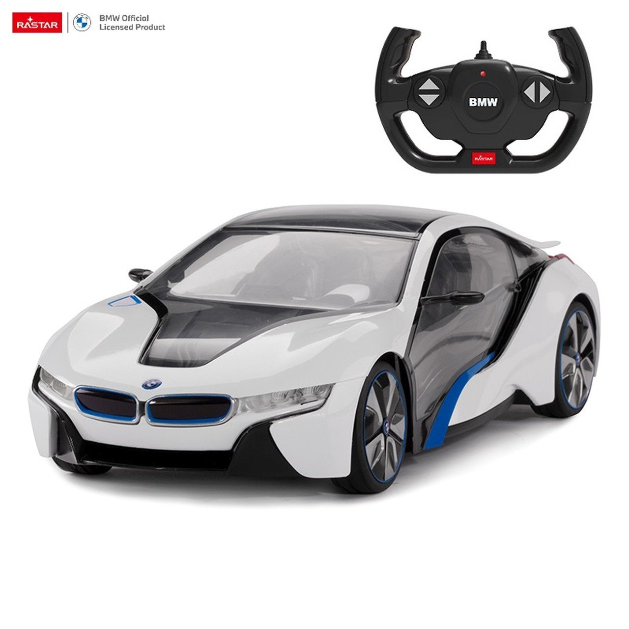 Rastar BMW I8 Radiovadāma Rotaļu Automašīna 1:14 6930751307681 (6930751307681) Radiovadāmā rotaļlieta