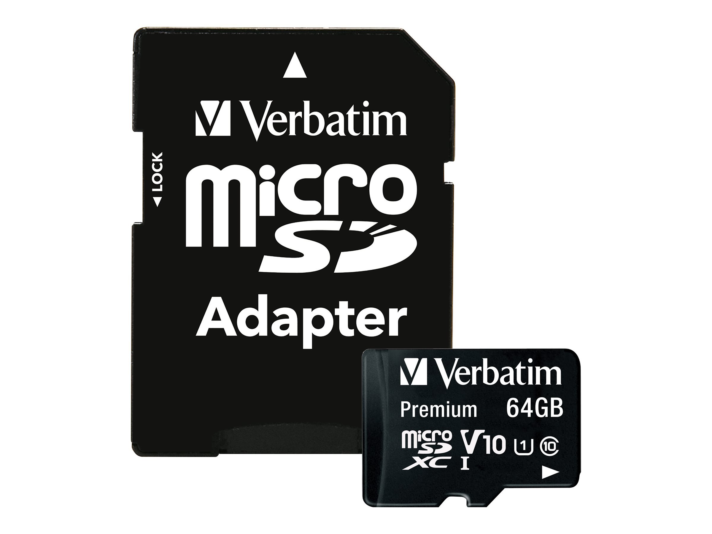 Verbatim Premium Micro SDXC Atmiņas Karte 64GB 44084 (0023942440840) atmiņas karte