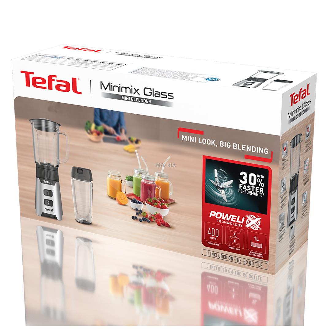 Tefal Minimix, 400 W, sudraba Blenderis