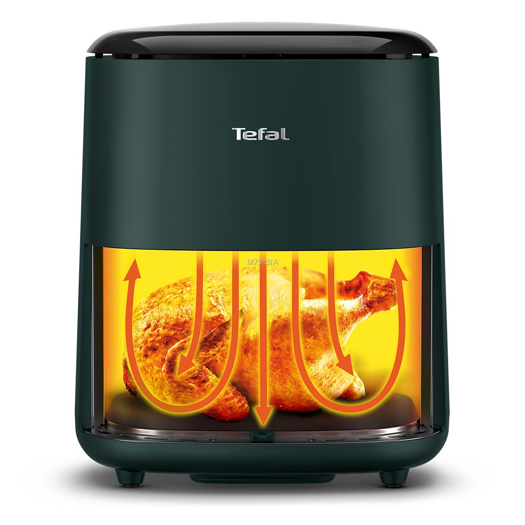 Tefal Easy Fry Max EY245B Single 5 L Stand-alone 1500 W Hot air fryer Grey ritēšanas iekārta