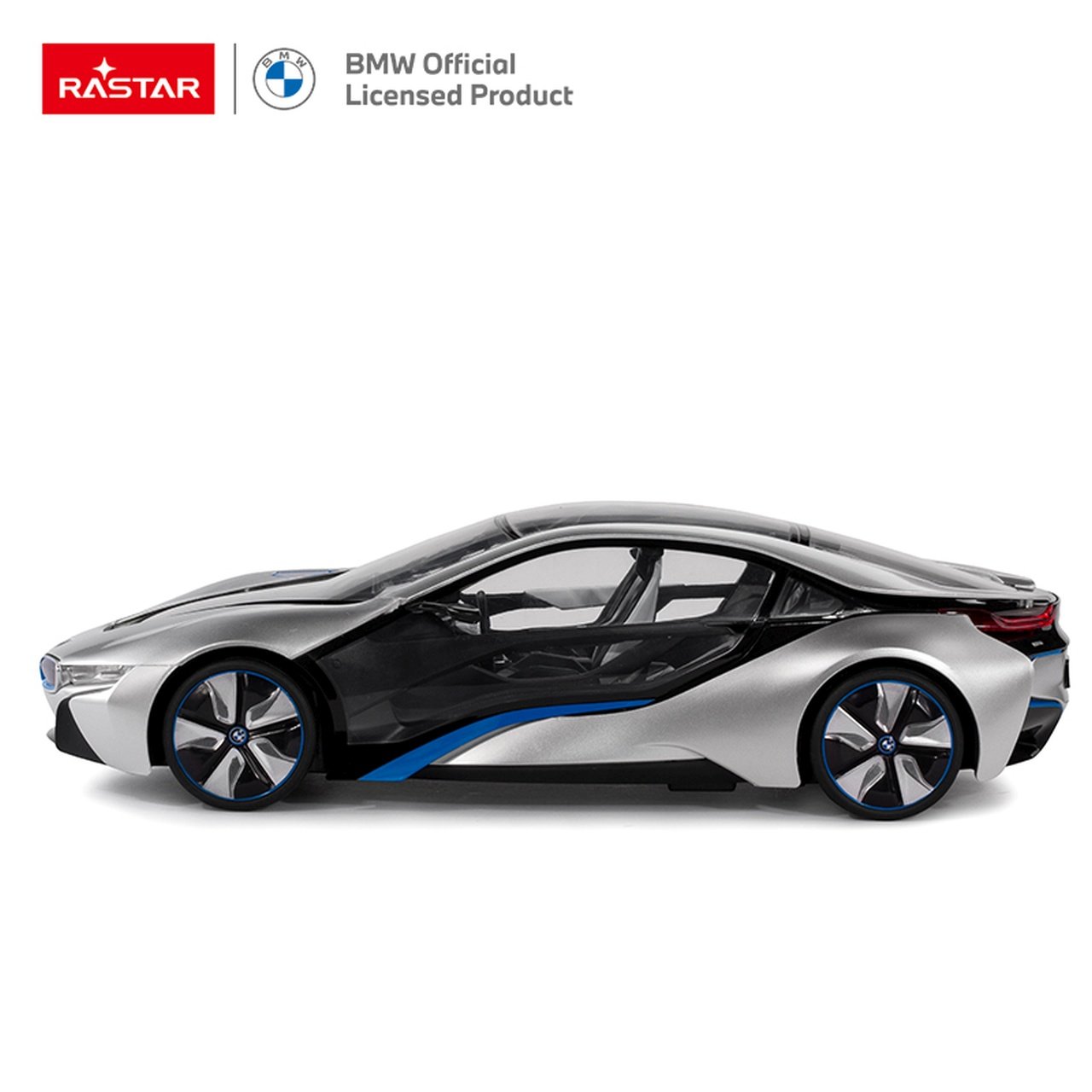 Rastar BMW I8 Radiovadāma Rotaļu Automašīna 1:14 6930751307681 (6930751307681) Radiovadāmā rotaļlieta