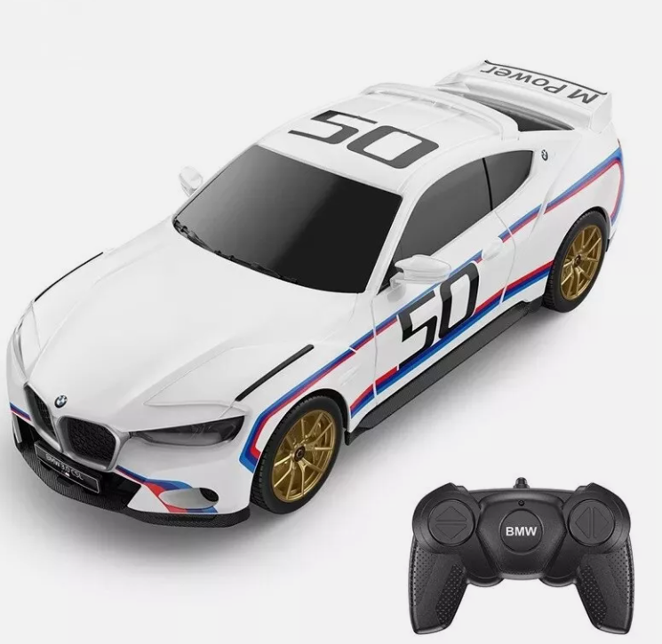 Rastar BMW 3.0 CSL Radiovadāma Rotaļu Automašīna 1:24 6930751324046 (6930751324046) Radiovadāmā rotaļlieta