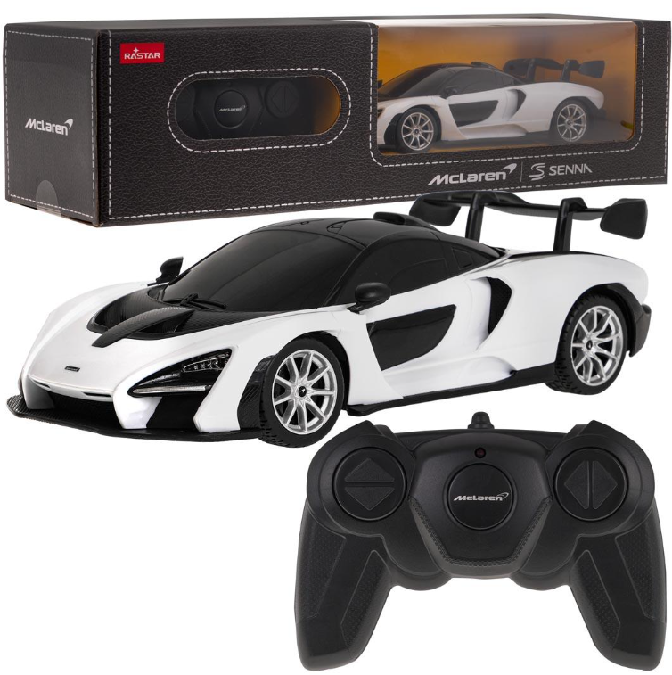 Rastar McLaren Senna R/C Rotaļu Automašina 1:24 ZRC.96700.BIA (5903864944143) Radiovadāmā rotaļlieta