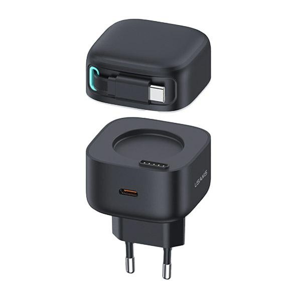 Usams CC202 Tikla Lādētājs 1x USB-C / PD+QC / 35W CC202TC01 (6958444907659) iekārtas lādētājs