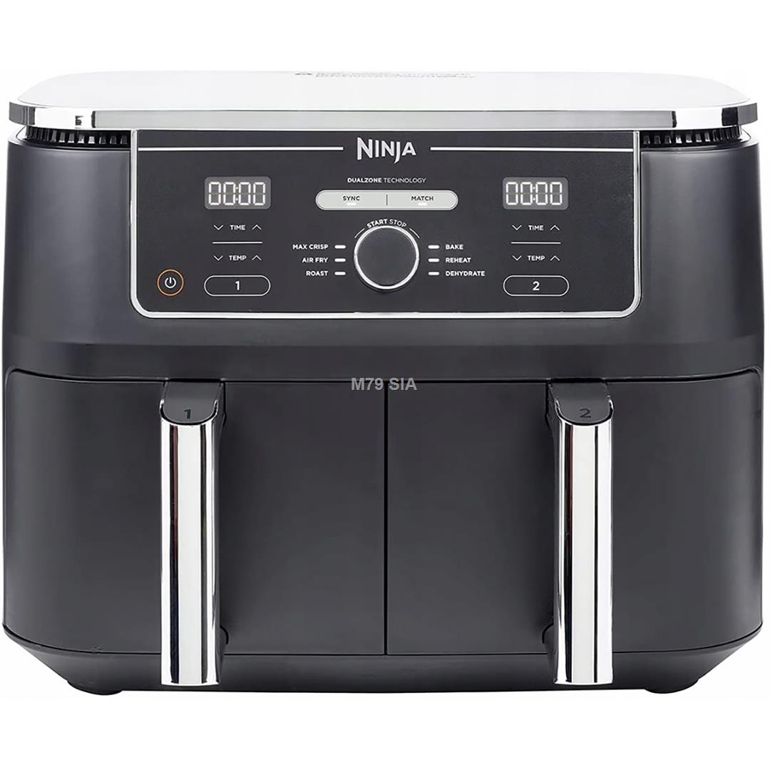 Ninja Foodi MAX Dual Zone, 9.5 L, 2470 W, melna - Karsta gaisa friteris AF400EU (622356245272)