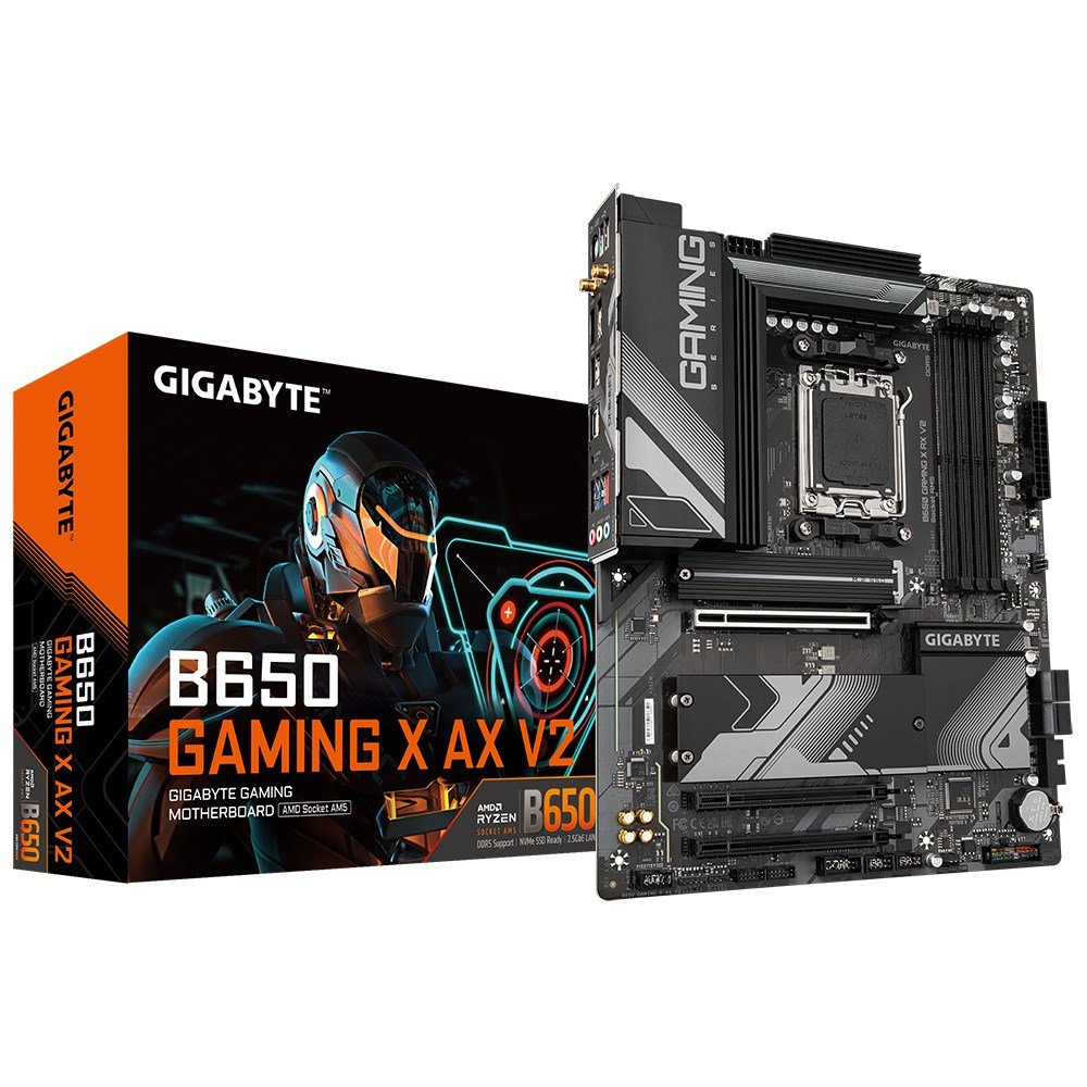 Gigabyte B650 Gaming X AX v2 Mātes plate AMD AM5 / WiFi B650GAMINGXAXV2 (4719331860073) pamatplate, mātesplate