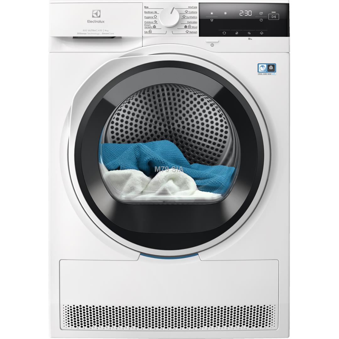 Akcija! Electrolux veļas žāvētājs, siltumsūkņa, 9kg EW8D394M