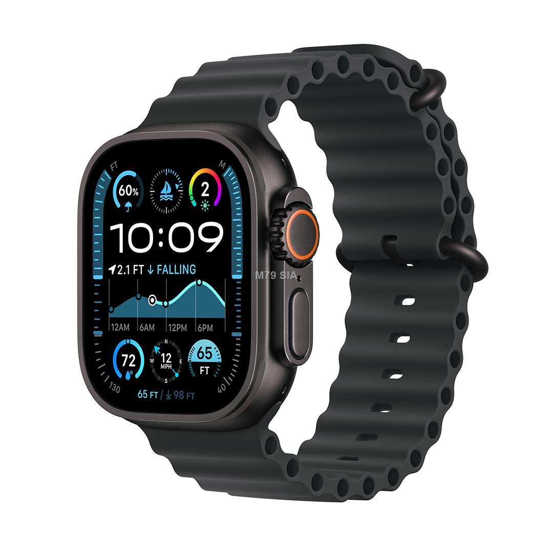 Apple Watch | Ultra 2 | Smart watch | Titanium (grade 5) | 49 mm | Black | Apple Pay | 4G | Water-resistant | Dust-resistant 195949583193 Viedais pulkstenis, smartwatch