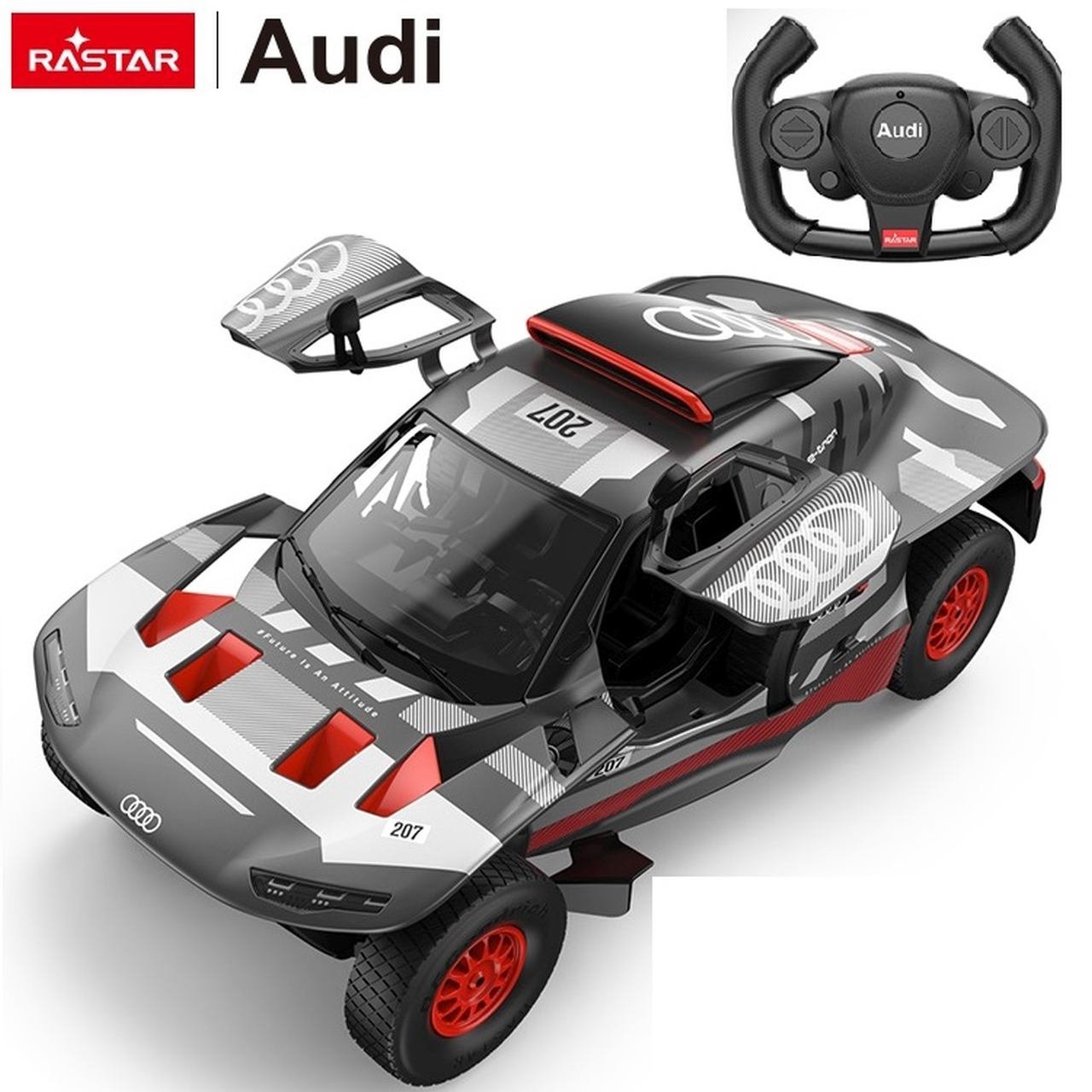 Rastar Audi RS Q e-tron R/C Rotaļu Automašina 1:14 ZRC.92200.SZA (6930751323605) Radiovadāmā rotaļlieta