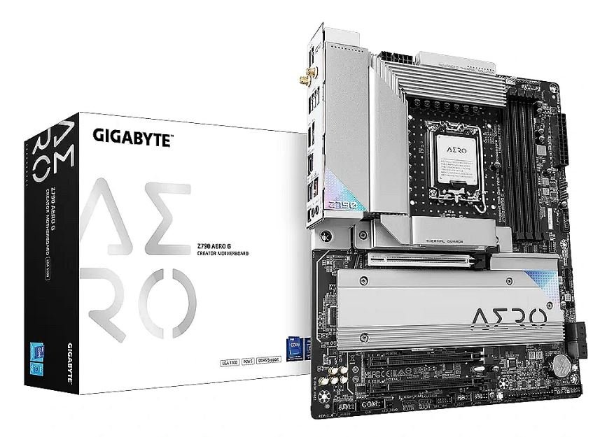 Gigabyte Z790 AERO G Mātes plate Intel Z790 / LGA 1700 / ATX Z790AEROG (4719331849610) pamatplate, mātesplate