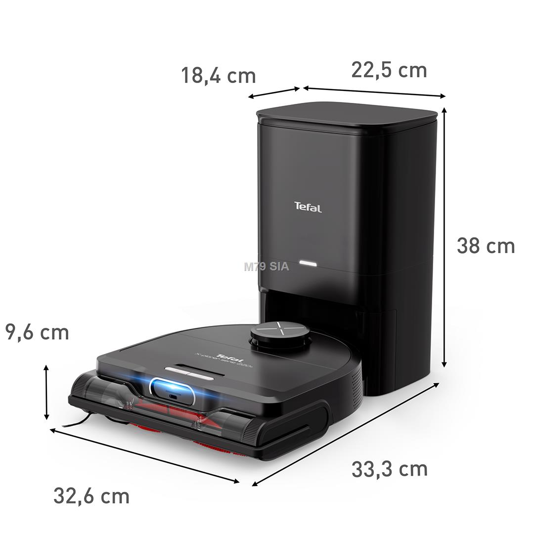 Tefal X-PLORER Serie 220+ Animal & Allergy, melna - Robots puteklu sucejs RG9495 (3221616090491) Klimata iekārta