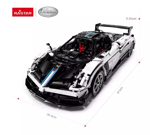 Rastar Pagani Huayra Rotaļu Automašina Konstruktor 2934gab 1:8 6930751319134 (6930751319134) konstruktors