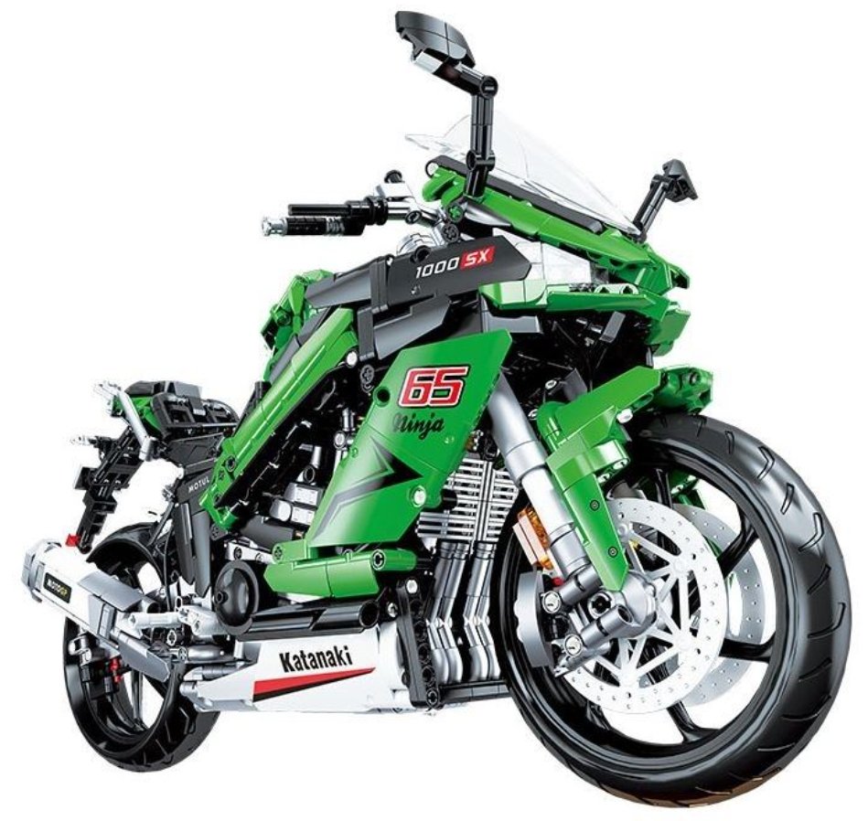 Jie Star Kawasaki Ninja 1000SX Sporta Motocikla Konstruktora komplekts 2304gab. 58053 (5903864982114) konstruktors