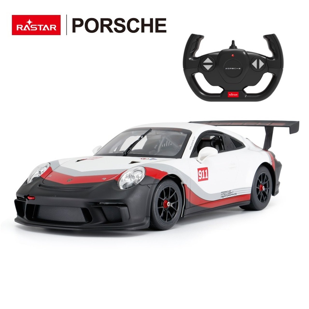 Rastar Porsche 911 GT3 CUP R/C Rotaļu Automašina 1:14 ZRC.75900.BIA (6930751313439) Radiovadāmā rotaļlieta