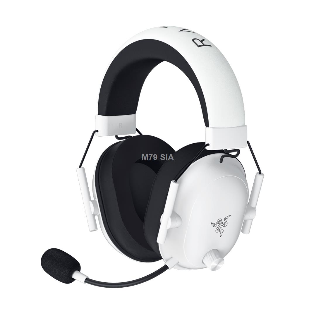 Razer | Gaming Headset | BlackShark V2 HyperSpeed | Wireless/Wired | Over-Ear | Microphone | Noise canceling | Wireless | White austiņas