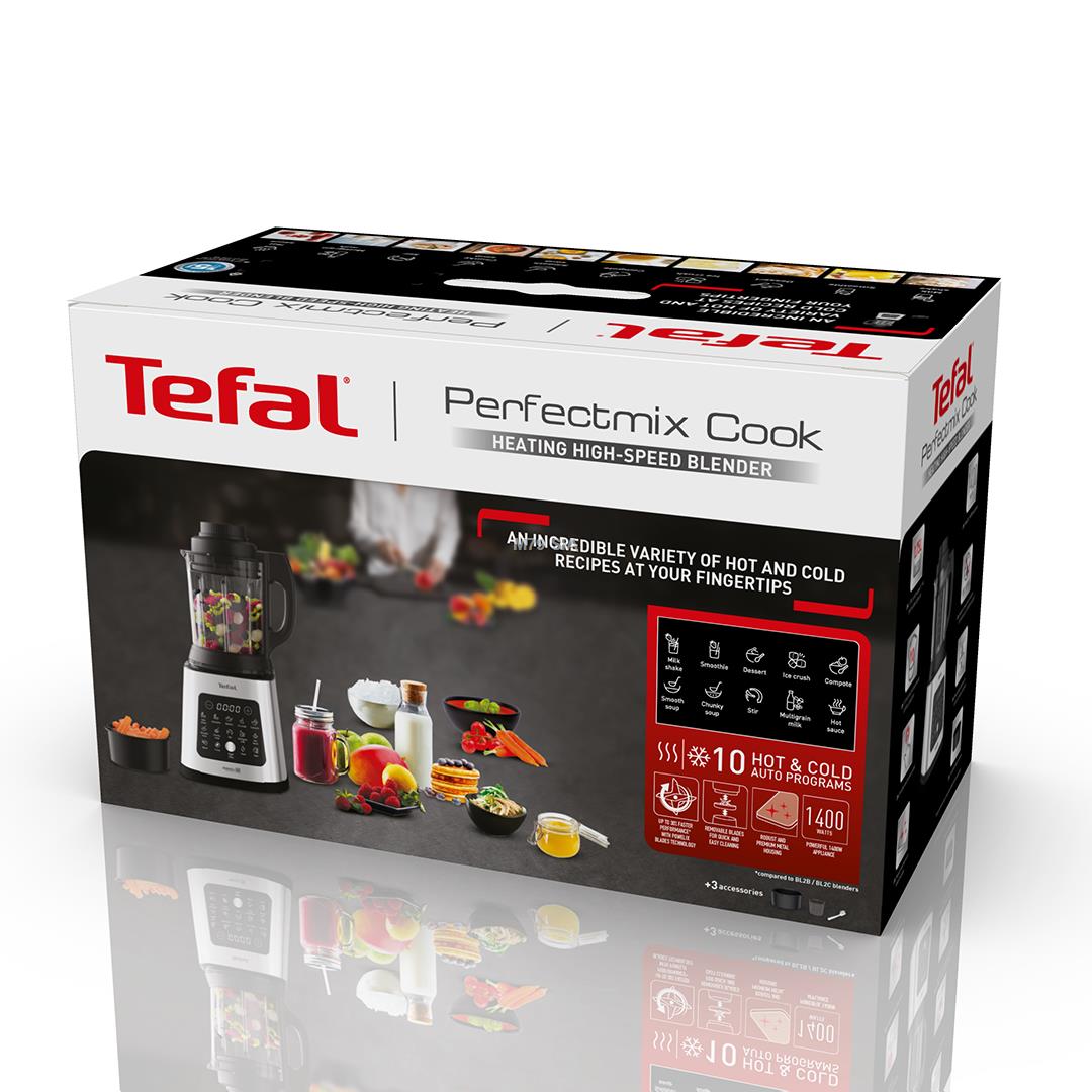 TEFAL | Blender | BL83SD30 | Tabletop | 1400 W | Jar material Glass | Jar capacity 1.75 L | Ice crushing | Silver 3016667246306 Blenderis