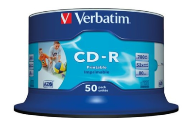 Verbatim CD-R AZO Wide Inkjet Printable no ID 700 MB 50 pc(s) matricas