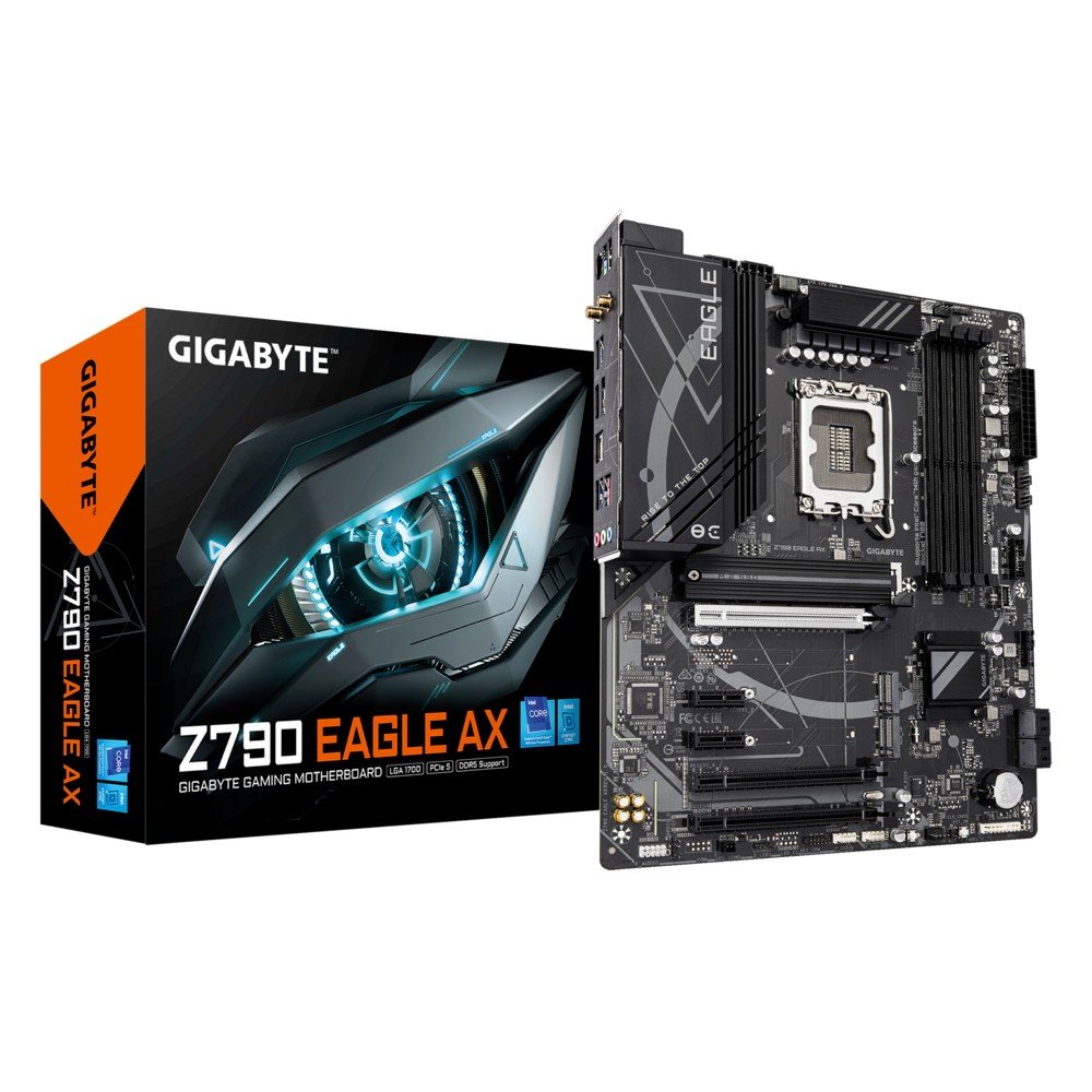 Gigabyte Z790 EAGLE AX s1700 4DD R5 HDMI/DP ATX Mātesplate Z790EAGLEAX1.0 (4719331860998) pamatplate, mātesplate