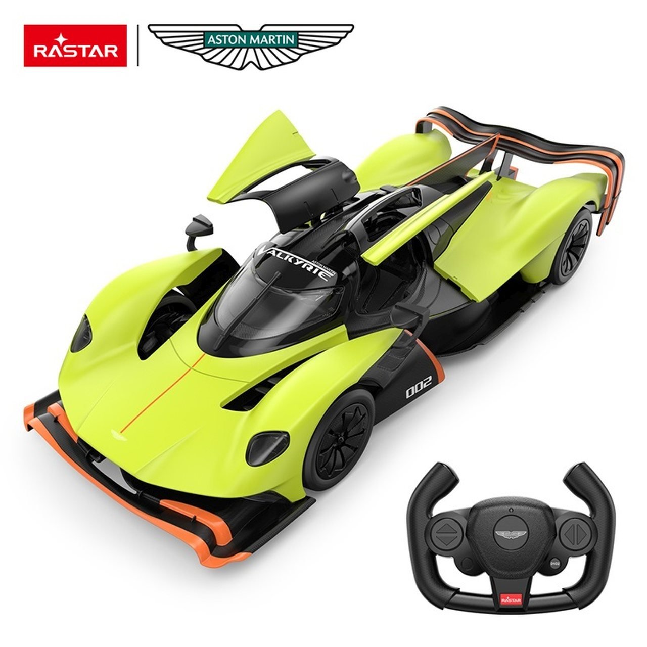 Rastar R/C Aston Martin Valkyrie AMR Pro Rotaļu Automašina 1:14 ZRC.92100.ZIE (5903864944235) Radiovadāmā rotaļlieta