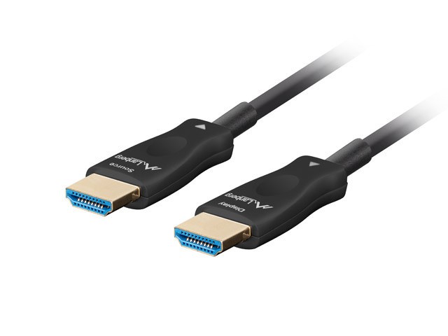 LANBERG HDMI v2.1 M/M cable 20m optical kabelis video, audio