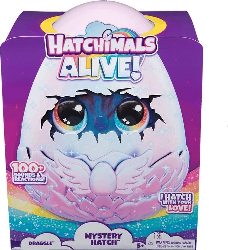 Spin Master - Hatchimals Alive Mystery Hatch Draggle A+ bērnu rotaļlieta