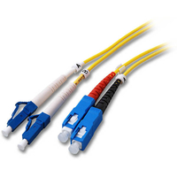 EFB Duplex Jumper LC-SC 9/125, OS2, LSZH, gelb, 2.0mm, 10m adapteris