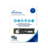 MediaRange Intern.M.2 SSD 2280 NVMe PCIe  TLC Nand 256 GB SSD disks