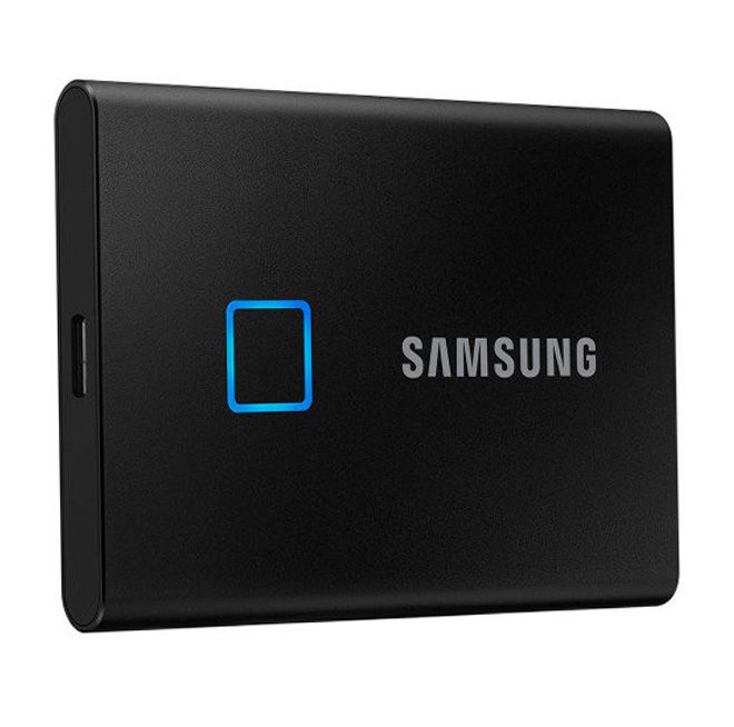 Samsung Portable 1TB SSD T7 Touch USB3.2 black Ārējais cietais disks