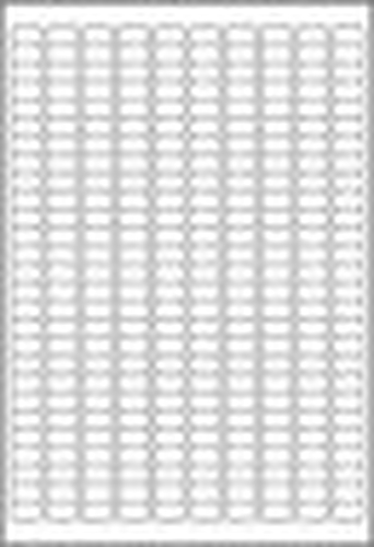 Removable universal labels, 17.8 x 10mm, white, for printer, 8100 pieces uzlīmju printeris