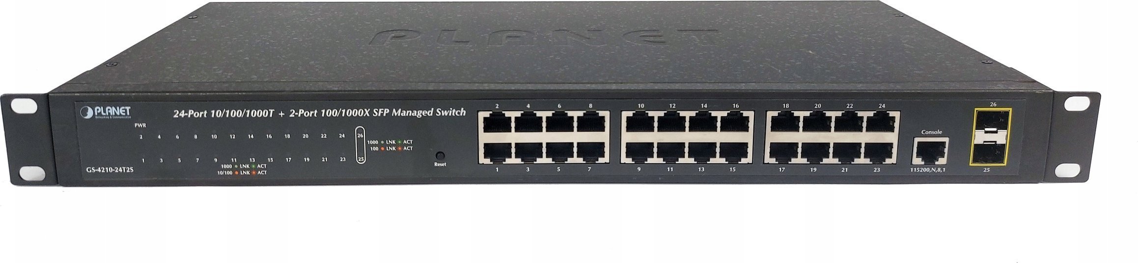 PLANET GS-4210-24T2S Switch 24x GEth + 2x SFP L2 komutators