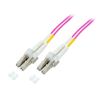 EFB Duplex Jumper LC-LC 50/125,OM4,LSZH,violett,2.0mm,15m adapteris