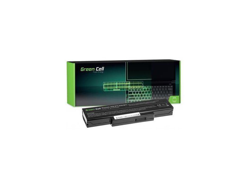 Green Cell  Asus K72 K73 N71 N73 A32-K72 10.8V 6 cell (AS06) akumulators, baterija portatīvajiem datoriem