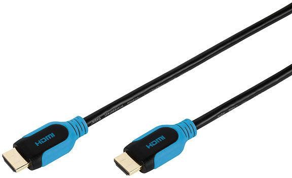 Vivanco 42956 2.5m HDMI HDMI Schwarz - Blau HDMI-Kabel (42956) 4008928429565