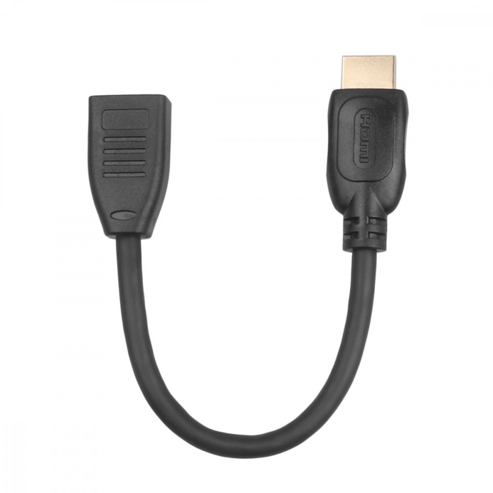 Cable HDMI F-M 15 cm v2.0 extension cord kabelis video, audio