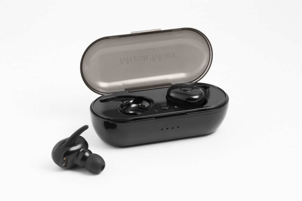 Technaxx microUSB wireless earbuds, up to 10m (black) austiņas