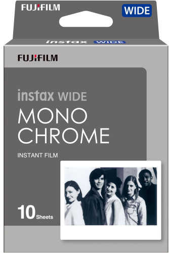 1 Fujifilm INSTAX Film wide monochrome foto papīrs