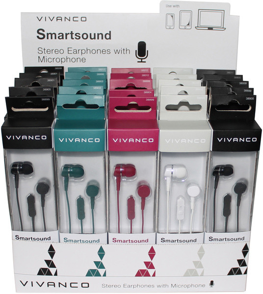Vivanco austiņas + mikrofons Smartsound 4 (38899) 4008928388992 38899 (4008928388992)
