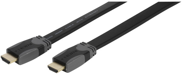 Vivanco kabelis HDMI - HDMI 5m, plakans (47105) 4008928471052 47105 (4008928471052) kabelis, vads